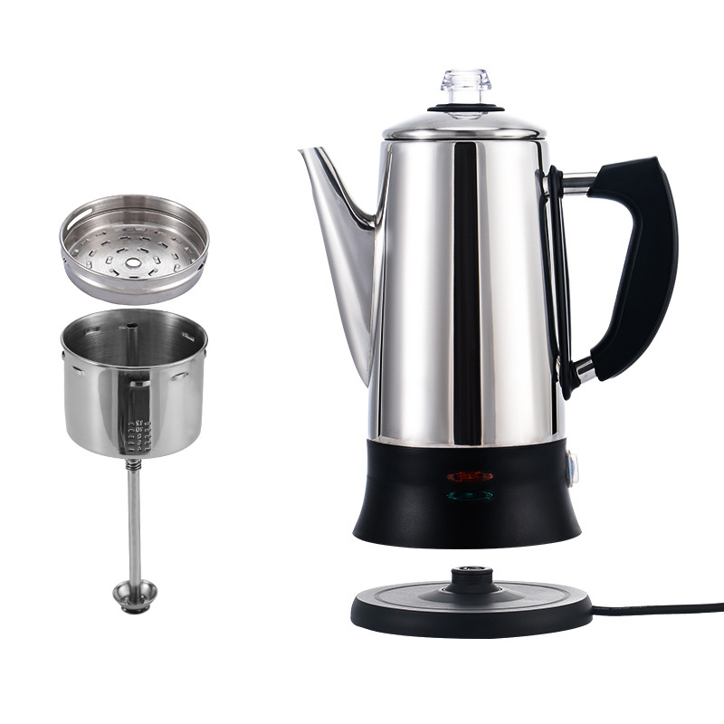 2020 stock cheap price best professional electric home italian espresso and coffee pot maker with pump tube