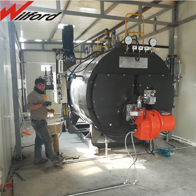 Oil Burner Boiler Horizontal Fire Tube Steam Boiler 1t 2t 3t 4t