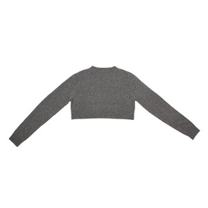 Women Loose-Fitting Long Sleeves Crew Neck Pullover Made of Wool-Cashmere