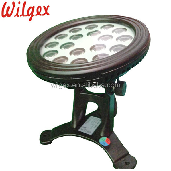 Super brightness RGB High Power LED outdoor wall lights Round 36W Underwater Light IP68 For Car Wash Spot Light