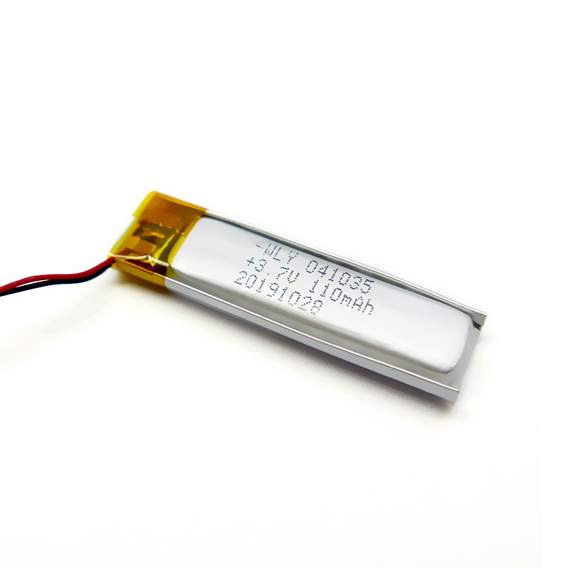 OEM ODM  Small MOQ lipo battery 3.7V 401035 041035 110mah lithium polymer battery for laser pen medical devices