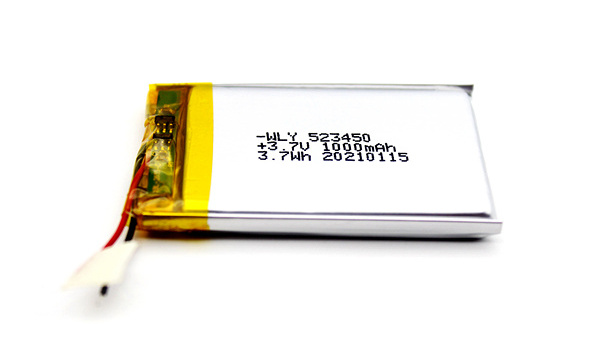 3.7V KC battery DTP 503450 523450 1000mah lithium polymer high temperature battery for Intelligent toy