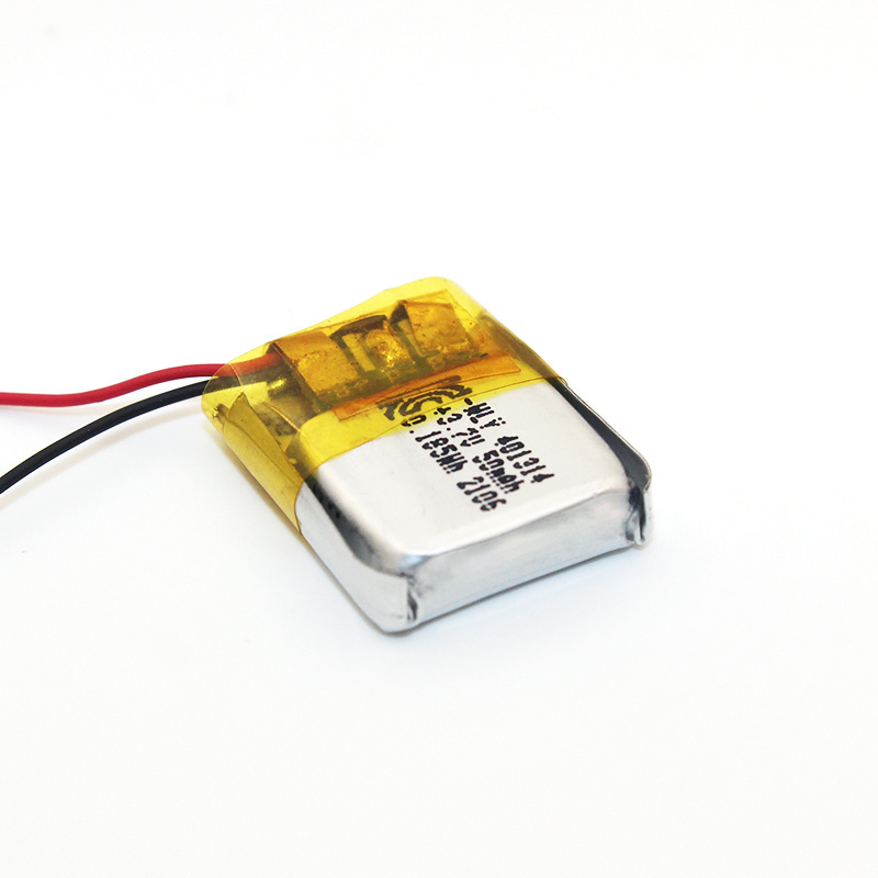 Rechargeable smallest lipo batteries 3.7v 50mah 401314 li-polymer lithium battery for headset earphone