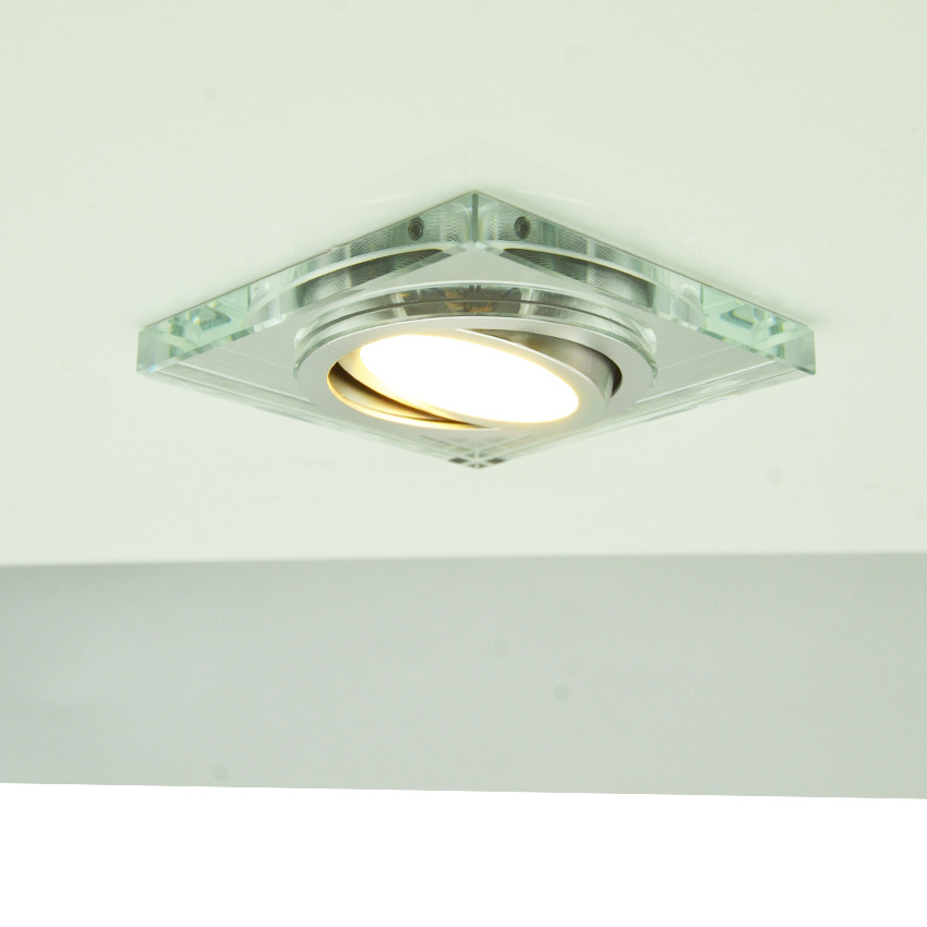 popular square housing frame embedded grille led light downlight fixture