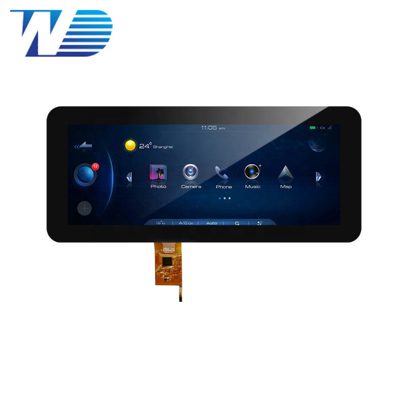 WD 1280X480 10.25 inch IPS screen 6.7mm thickness car monitor lvds interface TFT lcd modules