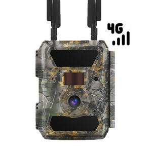 WILLFINE night vision wild life camera 4G MMS solar panel wildlife trail camera hunting