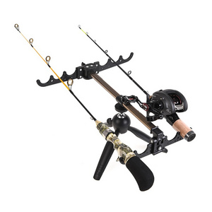 Ice Fishing Rod Holder Winter Bracket Folding Fishing Rod Tripod Aluminum Fishing Rod Tripod