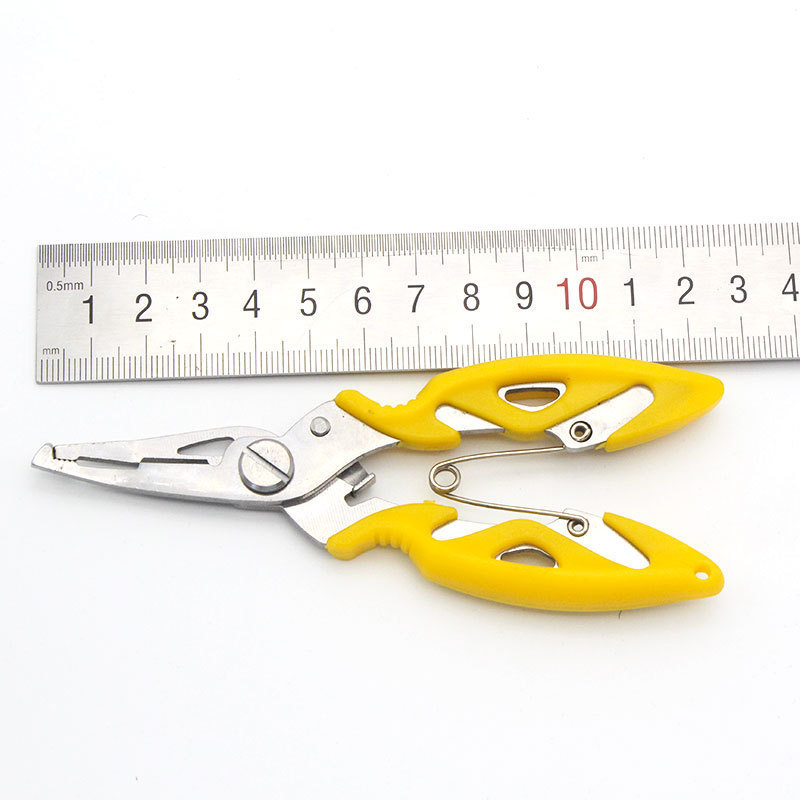 Stainless Steel 130mm 53g Portable Fish Controller Fishing Lip Grip Fishing Cutter Fishing Plier