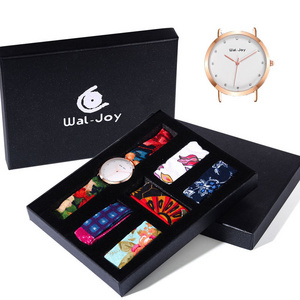 WJ9019 Wal-Joy Brand Braided Strap Luxury Gift Watch Set for Girls Women Designers Watches Birthday Wedding Gift Watch