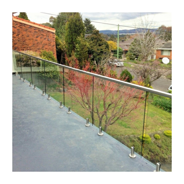 Contemporary roof terrace railings plexiglass deck railing outdoor balcony glass railings