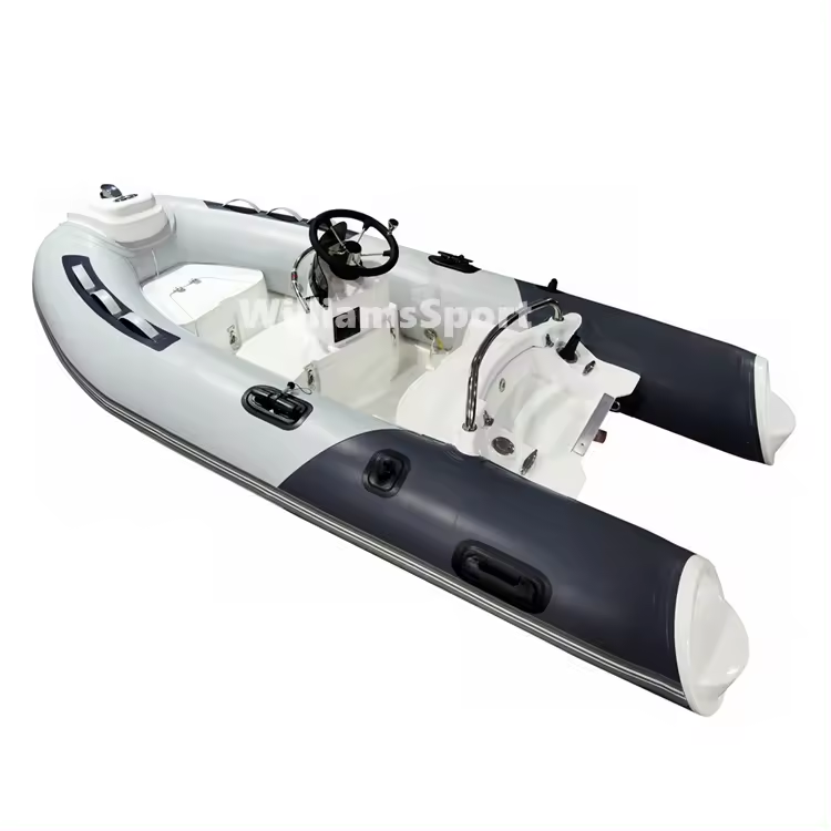 RIB 300 Fiberglass Boat HYPALON Deep V Hull Rib Boat Seat For 3 people