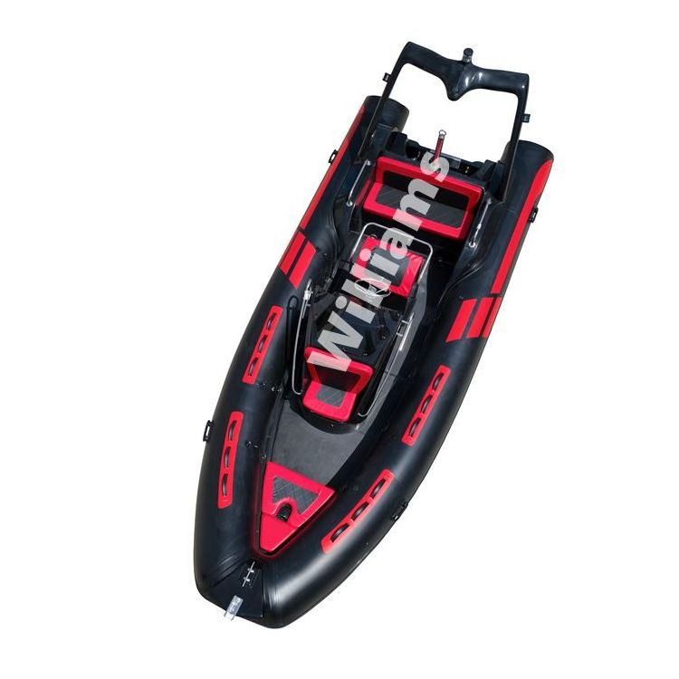 Best selling  boat fiberglass 20ft fishing inflatable boat with steering wheel rib boat hypalon 580