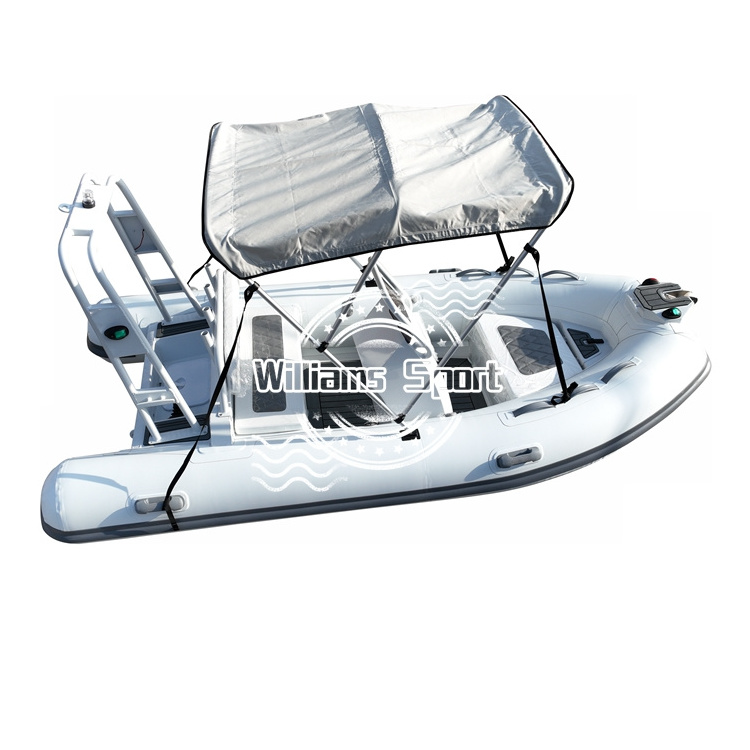 12ft Rhib360 Orca/Hypalon/PVC Semi-Rigid Aluminum RIB Boats Open Fishing Dinghy