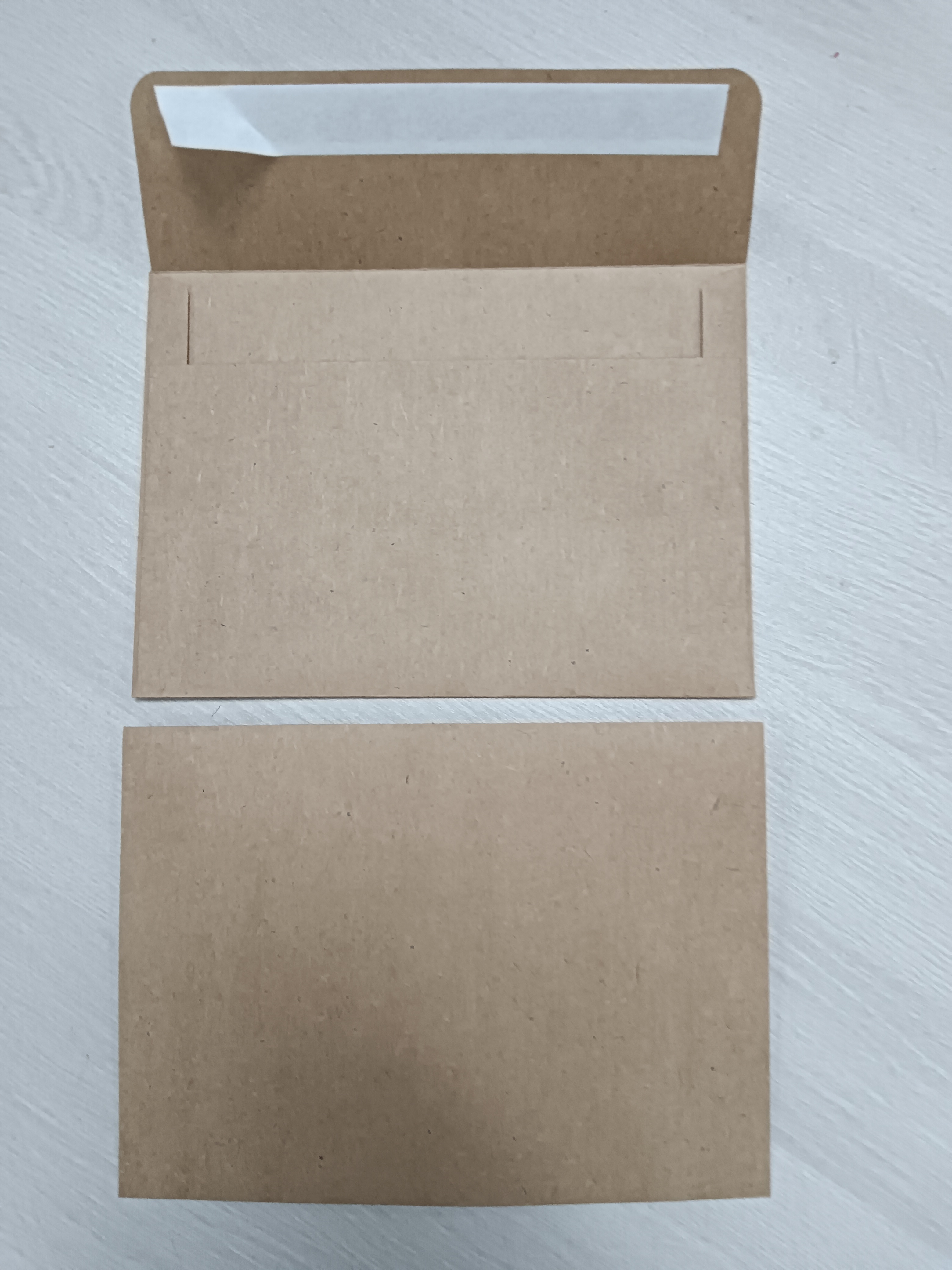 A1 A2 A3 A4 A5 A6 A7 A8 A9 Brown Kraft Paper Peel and Seal Envelope glue gummed customize envelopes slobber envelopes