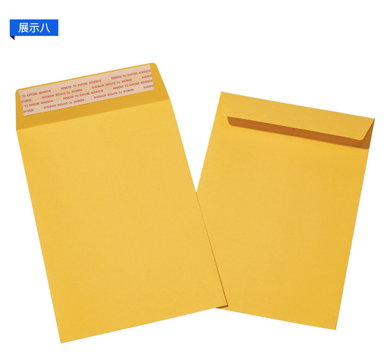 Wholesale customization hot selling set with self adhesive anti-counterfeiting drool glue envelope