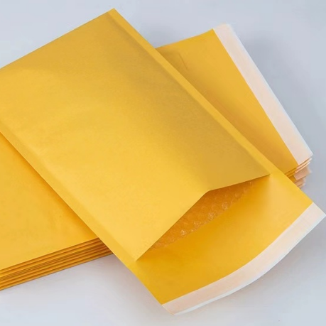 Gold kraft bubble envelope color manila paper envelope  fancy Brown envelope