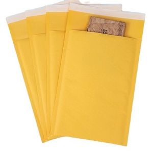 Gold kraft bubble envelope color manila paper envelope  fancy Brown envelope