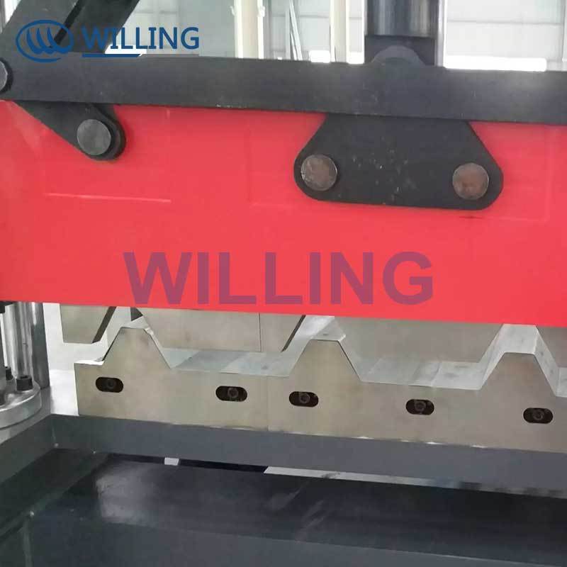 Combined two layers  glazed tile aluminium roofing panel making roll forming machine