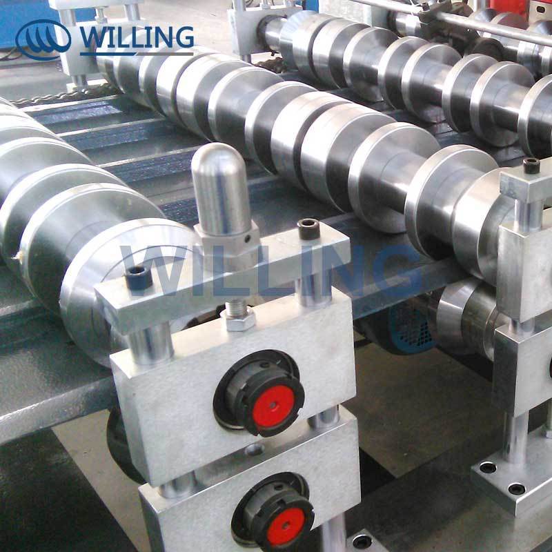 Combined two layers  glazed tile aluminium roofing panel making roll forming machine