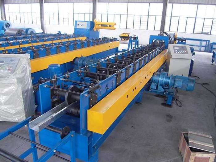 Metal Stud And Track Roll Forming Machine Steel U Channel  Making Machine