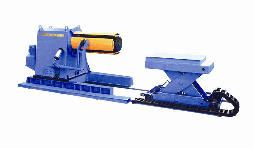 Aluminum Steel Coil Manual Uncoiler Decoiler Machine /hydrualic uncoiler with coil car