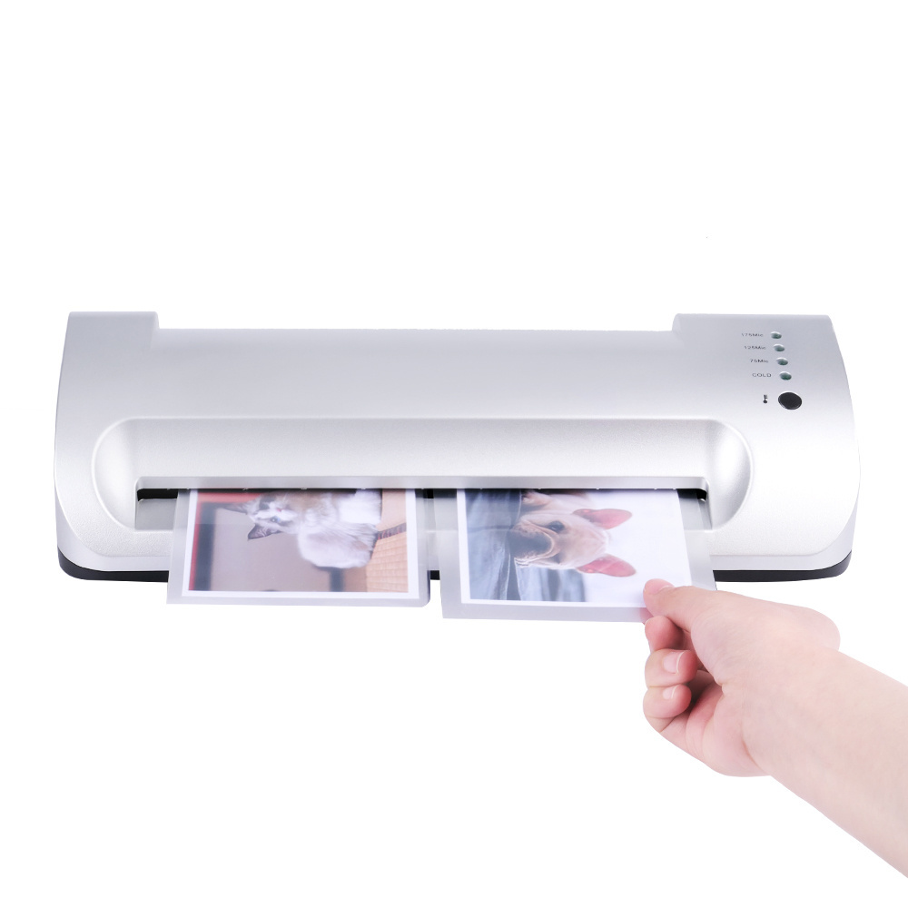 Factory Wholesale laminating machine a4 a3 Warming Up Fast Office Home Business Card Paper Photo Cold And Hot Press Laminator