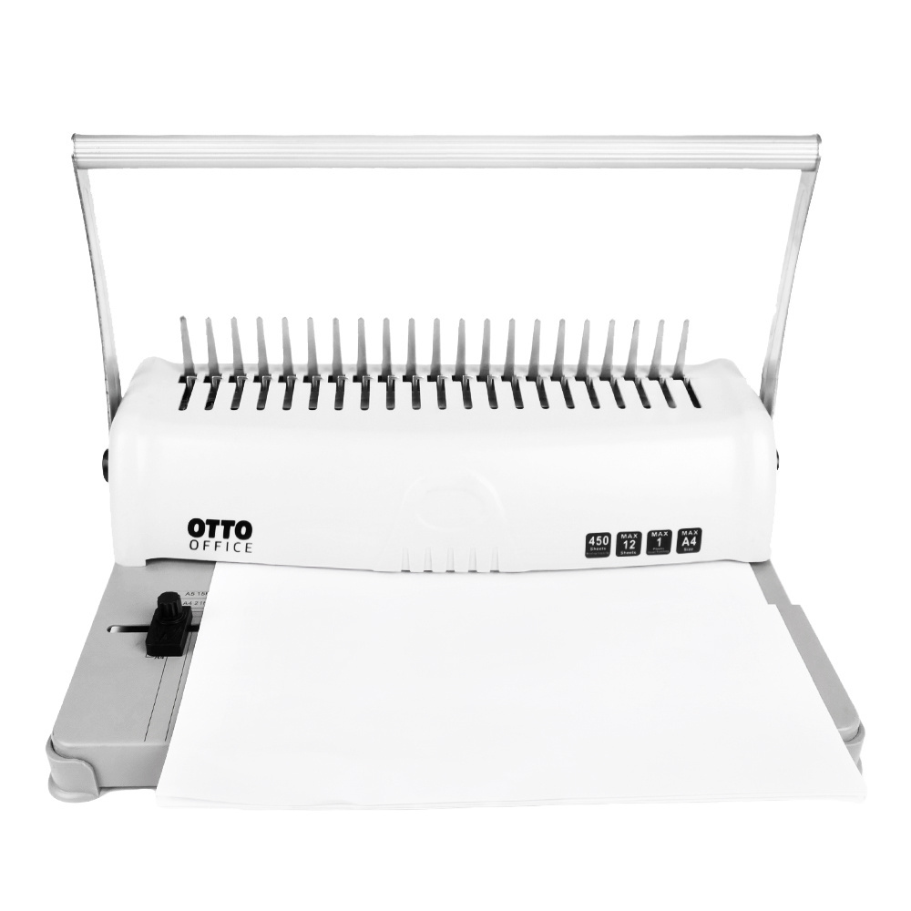 Hot Sale Manual Plastic Comb Binding Machine A4 Size Comb Binder Packing 21 Holes Paper Netbook Binding Machine