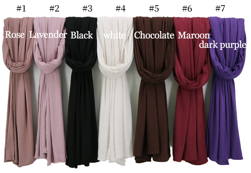 New Fashion Hijab jersey premium hijab set matching color hijab and undercap scarf white color black color special offer