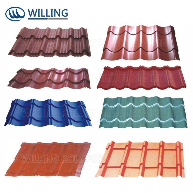 Manual Corrugated Roof Sheet Making Machine Zinc Corrugated Roofing Tile Cold Roll Forming Machine