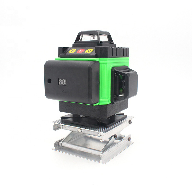 Rotary level green beam 4d laser level 16 lines lithium battery quality price nivel laser 360 green self-leveli