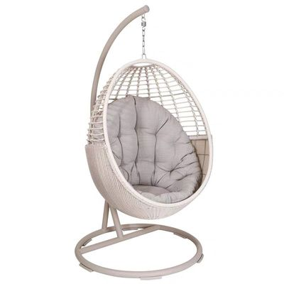 Patio Furniture High Quality Hanging Type Swing Chair Fashionable Egg chair with stand Outdoor Furniture