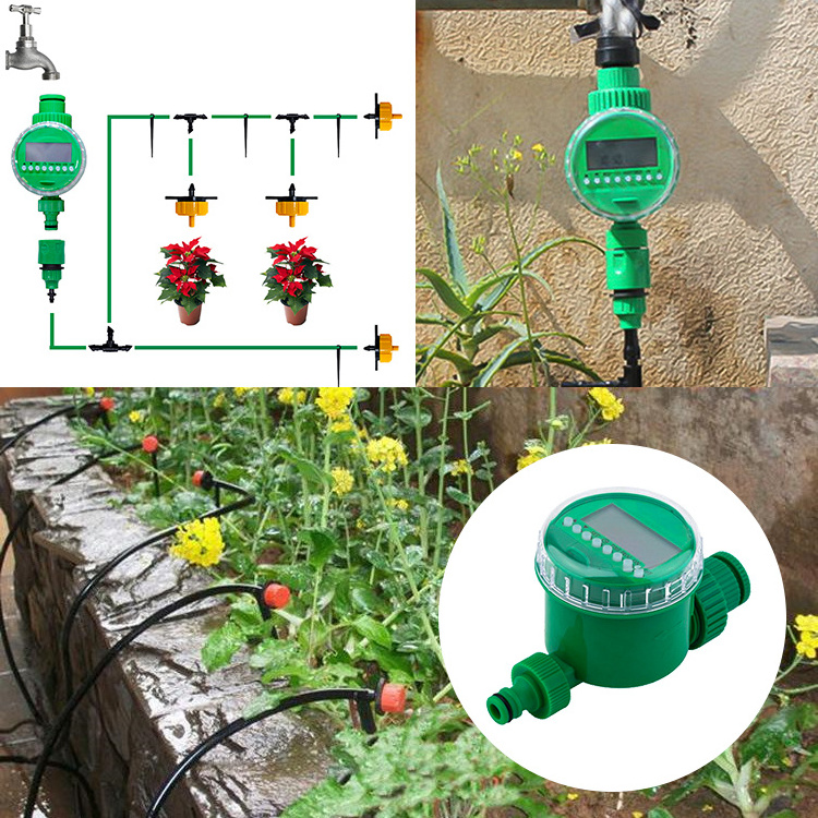 New Design Outdoor Yard Digital Timer Drip Irrigation Garden Water Timers Auto Control