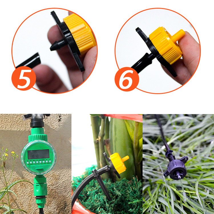 Greenhouse Drip Irrigation Set Automatic Saving Water System Drip Irrigation Watering Kit