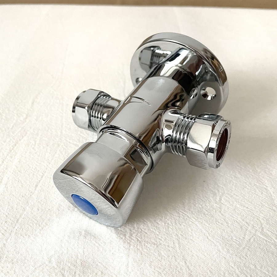 RSL-3001, Manufactory Time Delay Brass Chrome Plated Exposed Shower Valve Pressmatic Self Closing Exposed Shower Tap Faucet