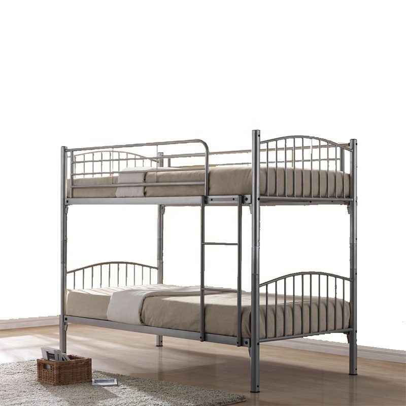 SH-1088,Hot sale Metal Iron Bunk Bed with Comfortable Ladder School Student Office Bedroom Dormitory Rooms Bed Can be Customized