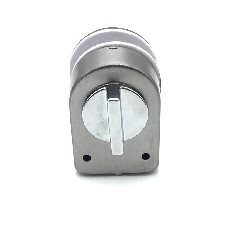 RSL-1004, High Quality Stainless Steel Security Glass Door Lock with Computer Key Slide Bolt Latch Glass Door Lock