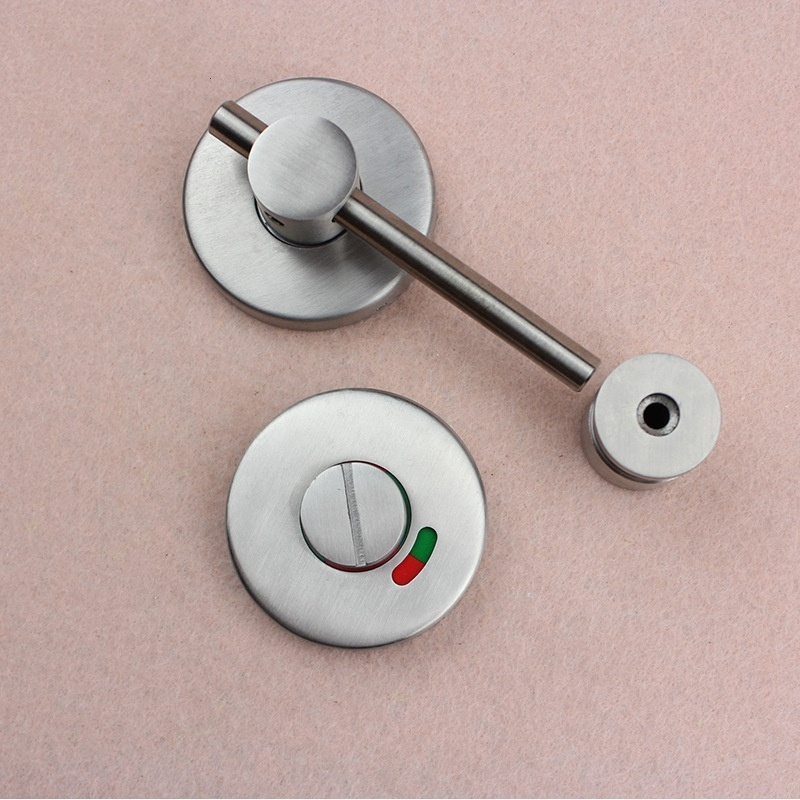 RSL-1009, 304# Stainless Steel Bathroom Latch Toilet Partition Door Lock  Public Toilet Lock Toilet Indicator Lock