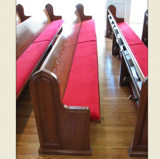 CH-B095, Manufactory Customized Wooden Church Benches Pew Chairs Church Furniture for Sale