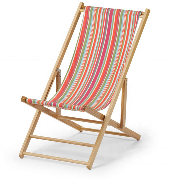 HE-158,Promotional Wooden Folding Beach Deck chair Wood Fabric Deck Beach Chair Also can be Outdoor Camping Chairs