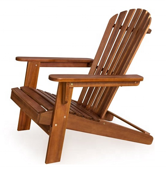 HE-178 Promotional Vintage Adirondack Sun deckchair,Vintage Wood Beach Chair Can be Customized