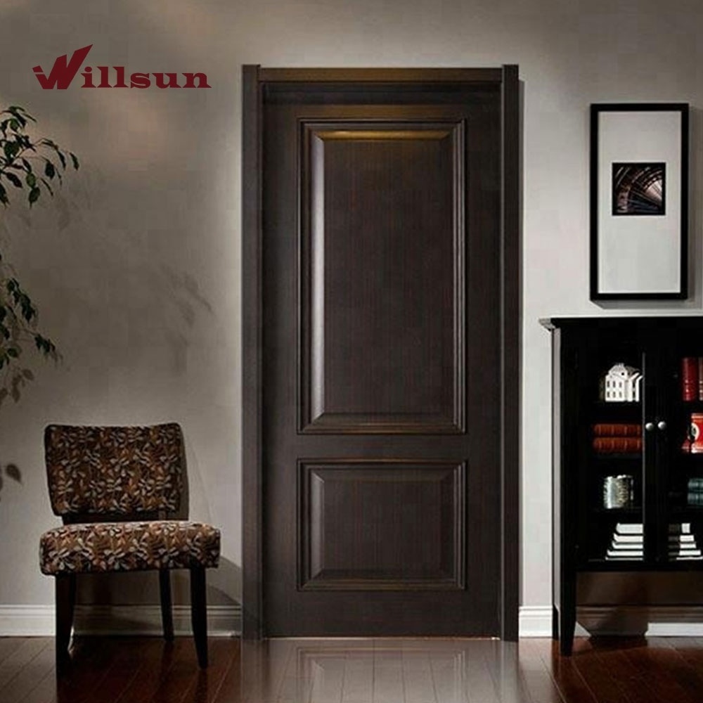 hotel wooden wood door Turkish style solid wood door security exterior door