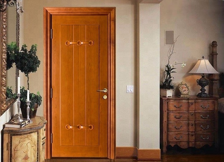 Fancy design sound proof modern bedroom furniture designs single leaf wooden door