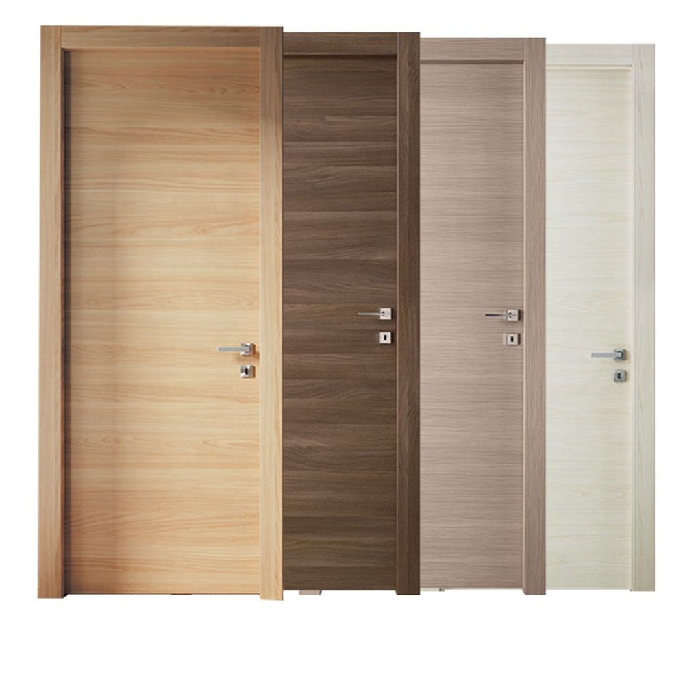 Modern Wood Door Designs Ash Laminate Wood Interior Door Prehung Wood Veneer Door