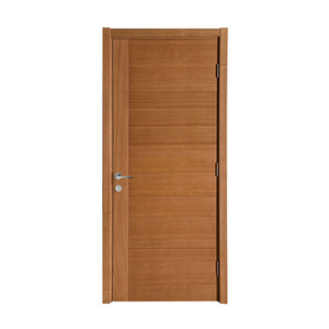 African Mahogany wood Quarter Sawn Oak finished Commercial position swing Flush door