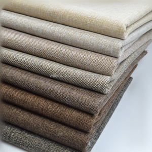 home upholstery fabric linen sofa fabric material linen woven knitted fabric wholesale price per meter chinese factory