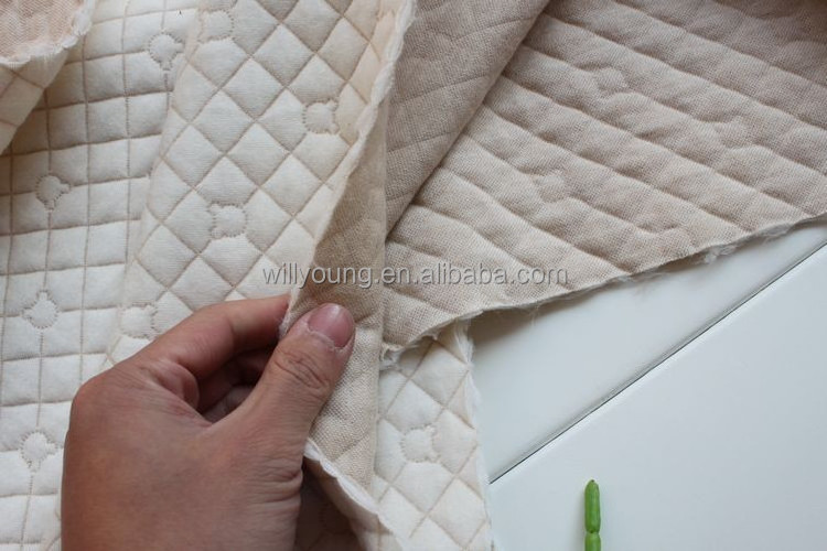 quilted fabric 100 cotton quality double sided quilted knit fabric warm for babies thermal fabric lining jacket trousers bedding