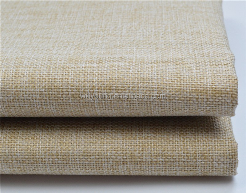 home upholstery fabric linen sofa fabric material linen woven knitted fabric wholesale price per meter chinese factory