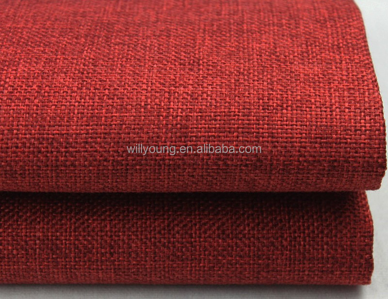 home upholstery fabric linen sofa fabric material linen woven knitted fabric wholesale price per meter chinese factory