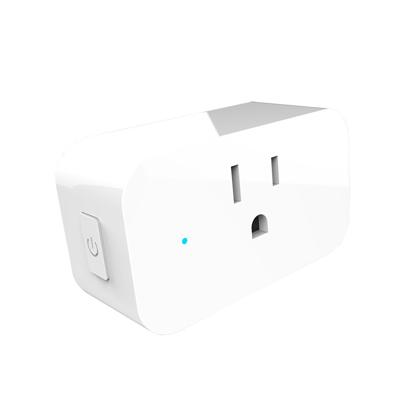 Matter Compatible 15A US Standard Wireless Control Timer Schedule Matter Smart Power Plug Socket