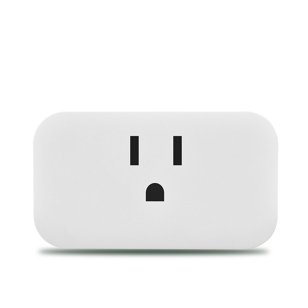 Matter Compatible 15A US Standard Wireless Control Timer Schedule Matter Smart Power Plug Socket